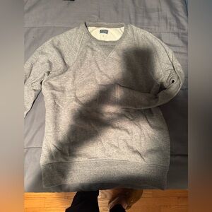 J. Crew Men's Light Gray Crewneck Sweater